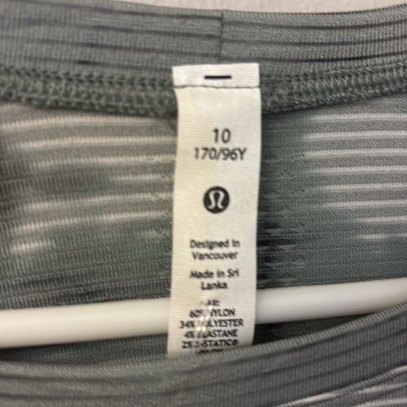 Lululemon Swiftly Tech Long Sleeve 2.0 MultiDye Shibori Stripe Graphite Grey 10 - Picture 8 of 10